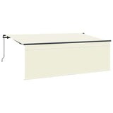 Tenda Retrattile Crema 350 x 200 cm Poliestere e Alluminio