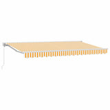 Struttura della tenda Giallo e Bianco 350 x 200 cm
