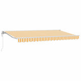 Struttura della tenda Giallo e Bianco 350 x 200 cm