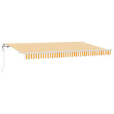 Tenda Retrattile Giallo 350 x 200 cm Tessuto