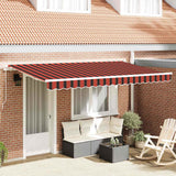 Tenda Retrattile Arancione 350 x 200 cm Tessuto