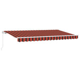 Tenda Retrattile Arancione 350 x 200 cm Tessuto