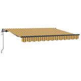 Tenda Retrattile Giallo 350 x 200 cm Tessuto