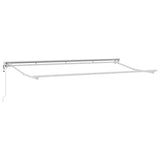 Tenda Retrattile Crema 400 x 200 cm Poliestere e Alluminio