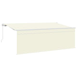 Tenda Retrattile Crema e bianco 400 x 200 cm