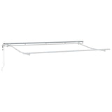 Tenda Retrattile Crema 400 x 200 cm Poliestere e Alluminio