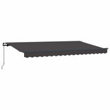 Tenda Retrattile Antracite 400 x 200 cm Tessuto