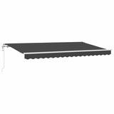 Tenda Retrattile Antracite 400 x 200 cm Tessuto