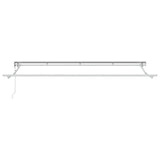 Tenda Retrattile Antracite 400 x 200 cm Poliestere e Alluminio