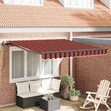 Tenda retrattile arancione e marrone 300 x 250 cm