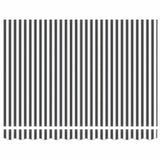 Tenda Retrattile Antracite e Bianco 300x250 cm Tessuto