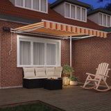 Tenda retrattile Giallo e Arancione 300 x 250 cm