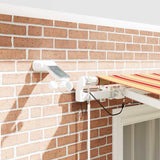 Tessuto per Tenda Giallo e Arancione 300 x 250 cm Poliestere