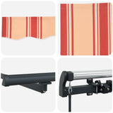Tenda retrattile Giallo e Arancione 300 x 250 cm