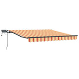 Tenda Retrattile Giallo e Arancione 300 x 250 cm Tessuto
