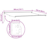 Tenda retrattile Giallo 300 x 250 cm