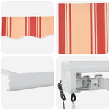 Tenda retrattile Giallo e Arancione 300 x 250 cm