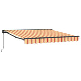 Tenda Retrattile Giallo e Arancione 300x250 cm Tessuto
