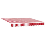 Tenda Retrattile Rigato Rosso e Bianco 300 x 250 cm