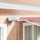 Tenda retrattile Rosso e Bianco 300 x 250 cm