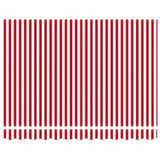Tenda retrattile Rosso e Bianco 300 x 250 cm