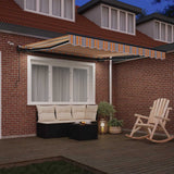 Tenda retrattile Multicolore 300 x 250 cm Poliestere