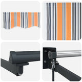 Tenda retrattile Multicolore 300 x 250 x 165 cm