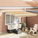 Tenda Retrattile Multicolore 300 x 250 cm Poliestere e Metallo