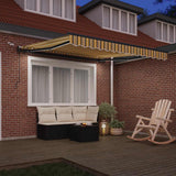 Tenda retrattile Multicolore 300 x 250 cm Poliestere