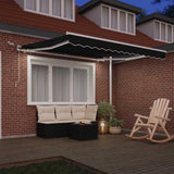 Tessuto per Tenda Nero 300 x 250 cm Poliestere