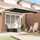 Tenda retrattile Nero 300 x 250 x 165 cm Poliestere e Alluminio