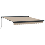 Tenda Retrattile Beige 300 x 250 cm Tessuto e Metallo