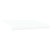 Tenda Retrattile Bianco 300 x 250 cm Poliestere e Metallo