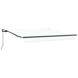 Tenda retrattile Bianco 300 x 250 cm Poliestere e Alluminio