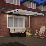 Tenda Retrattile Bianco 300 x 250 cm Tessuto