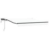 Tenda Retrattile Bianco 300 x 250 cm Tessuto