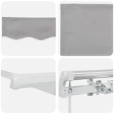 Tenda da Sole Grigio chiaro 300 x 250 x 165 cm Poliestere