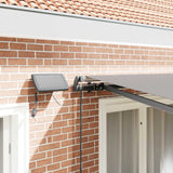 Tenda retrattile Grigio Chiaro 300 x 250 cm Tessuto e Alluminio