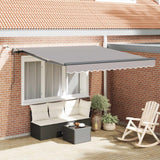 Tenda retrattile Grigio Chiaro 300 x 250 cm Poliestere