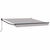 Tenda da Sole Grigio chiaro 3 x 2,5 m Poliestere e metallo