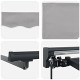 Struttura della tenda Grigio chiaro 300 x 250 cm