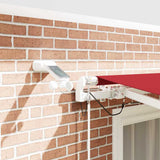 Tenda Retrattile Rosso 300 x 250 cm Poliestere e Metallo