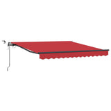 Tenda retrattile Rosso 300 x 250 cm Poliestere