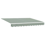 Tenda Retrattile Verde e Bianco 300 x 250 cm