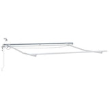 Tenda Retrattile Verde e Bianco 300 x 250 cm