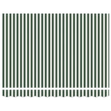 Tenda Retrattile Verde e Bianco 300 x 250 cm