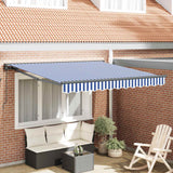 Struttura della tenda Blu e Bianco 350 x 250 cm