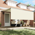 Tenda Retrattile Crema 350 x 250 cm Tessuto, Metallo