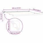 Tenda Retrattile Crema 350 x 250 cm Tessuto, Metallo