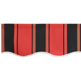 Tenda retrattile Arancione e Marrone 350 x 250 cm Poliestere